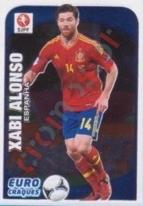 367 Xabi Alonso (Espanha) – Futebol 2012-2013 Panini