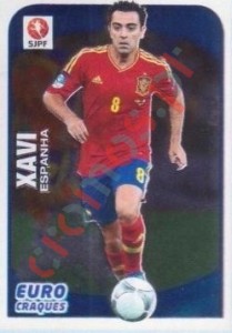 368 Xavi Hernandez (Espanha) – Futebol 2012-2013 Panini