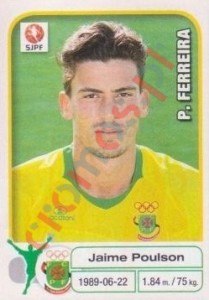 218 Jaime Poulson – Futebol 2012-2013 Panini