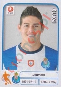 234 James Rodríguez – Futebol 2012-2013 Panini