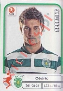 264 Cédric Soares – Futebol 2012-2013 Panini