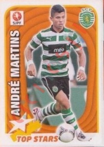 322 Andre Martins (Sporting) – Futebol 2012-2013 Panini