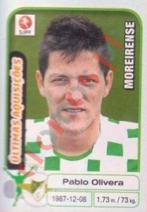 384 Pablo Olivera (Moreirense) – Futebol 2012-2013 Panini