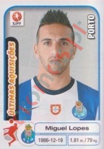 392 Miguel Lopes (Porto) – Futebol 2012-2013 Panini