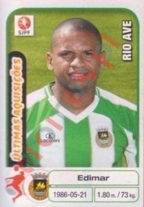 396 Edimar (Rio Ave) – Futebol 2012-2013 Panini