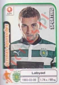 399 Zakaria Labyad (Sporting) – Futebol 2012-2013 Panini