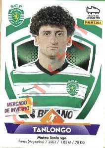 473 Mateo Tanlongo (Sporting) – Futebol 2022-2023 Panini
