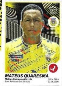 22 Mateus Quaresma – Futebol 2021-2022 Panini