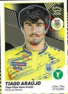 34 Tiago Araújo – Futebol 2021-2022 Panini