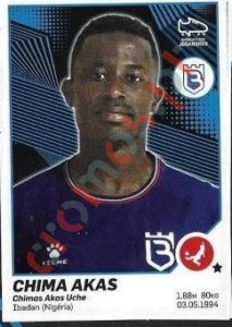 43 Chima Akas – Futebol 2021-2022 Panini