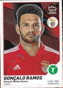 70 Gonçalo Ramos – Futebol 2021-2022 Panini