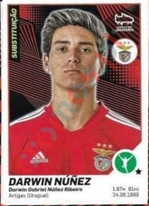 71bis Darwin Núñez – Futebol 2021-2022 Panini