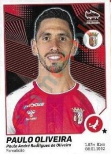 95 Paulo Oliveira – Futebol 2021-2022 Panini