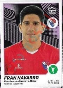 161 Fran Navarro – Futebol 2021-2022 Panini
