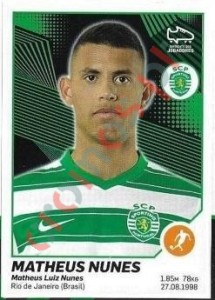 282 Matheus Nunes – Futebol 2021-2022 Panini