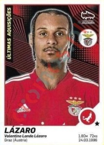 388 Lázaro (Benfica) – Futebol 2021-2022 Panini