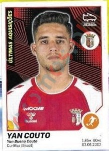 395 Yan Couto (Braga) – Futebol 2021-2022 Panini