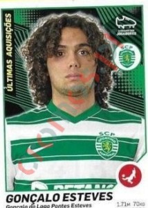 413 Gonçalo Esteves (Sporting) – Futebol 2021-2022 Panini