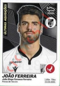 418 João Ferreira (V. Guimarães) – Futebol 2021-2022 Panini