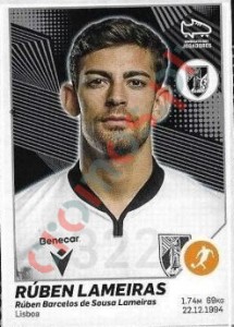 322 Rúben Lameiras – Futebol 2021-2022 Panini