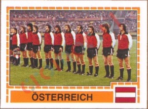 228 ÖSTERREICH Team – UEFA Euro Italy 1980 Panini