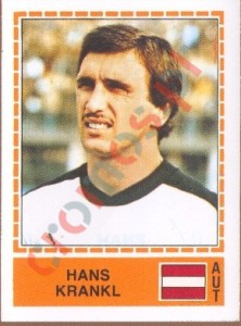 232 Hanz Krankl – UEFA Euro Italy 1980 Panini