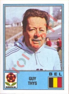 162 Guy Thys – UEFA Euro Italy 1980 Panini