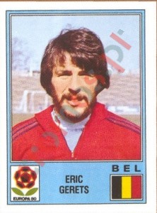 164 Eric Gerets – UEFA Euro Italy 1980 Panini
