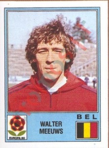 165 Walter Meeuws – UEFA Euro Italy 1980 Panini