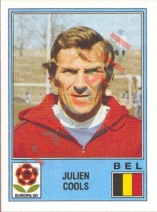 168 Julien Cools – UEFA Euro Italy 1980 Panini