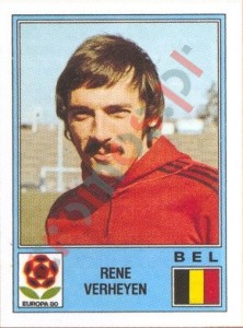 169 Rene Verheyen – UEFA Euro Italy 1980 Panini