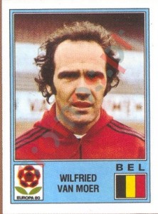 170 Wilfried Van Moer – UEFA Euro Italy 1980 Panini