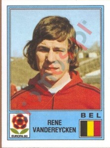 171 Rene Vandereycken – UEFA Euro Italy 1980 Panini