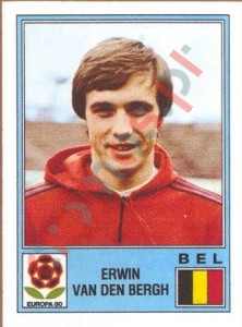 174 Erwin Van Den Bergh – UEFA Euro Italy 1980 Panini