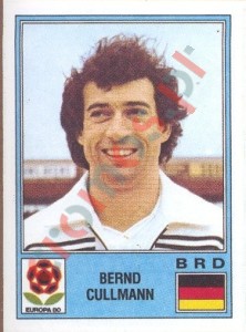 39 Bernd Cullmann – UEFA Euro Italy 1980 Panini