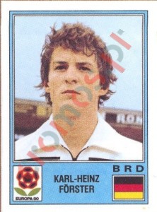 40 Karl-Heinz Förster – UEFA Euro Italy 1980 Panini