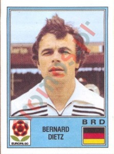 41 Bernard Dietz – UEFA Euro Italy 1980 Panini