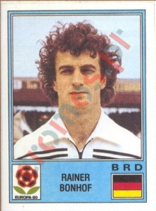 42 Rainer Bonhof – UEFA Euro Italy 1980 Panini