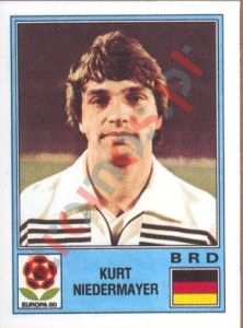 53 Kurt Niedermayer – UEFA Euro Italy 1980 Panini