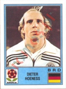55 Dieter Hoeness – UEFA Euro Italy 1980 Panini