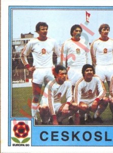 80 CESKOSLOVENSKO Team
1 – UEFA Euro Italy 1980 Panini
