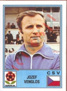 82 Jozef Venglos – UEFA Euro Italy 1980 Panini
