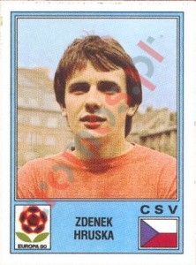 83 Zdenek Hruska – UEFA Euro Italy 1980 Panini
