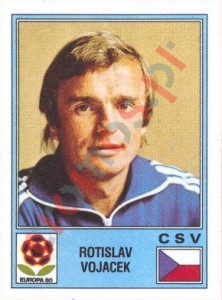 86 Rostislav Vojacek – UEFA Euro Italy 1980 Panini