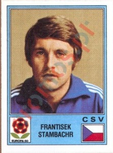89 Frantisek Stambachr – UEFA Euro Italy 1980 Panini