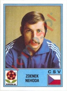 94 Zdenek Nehoda – UEFA Euro Italy 1980 Panini