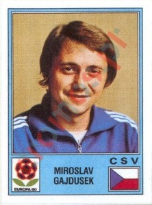 95 Miroslav Gajdusek – UEFA Euro Italy 1980 Panini