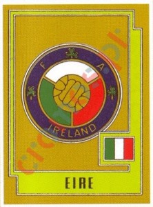 199 EIRE Badge – UEFA Euro Italy 1980 Panini