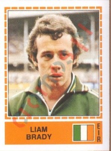 200 Liam Brady – UEFA Euro Italy 1980 Panini
