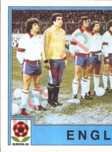 114 ENGLAND Team
1 – UEFA Euro Italy 1980 Panini